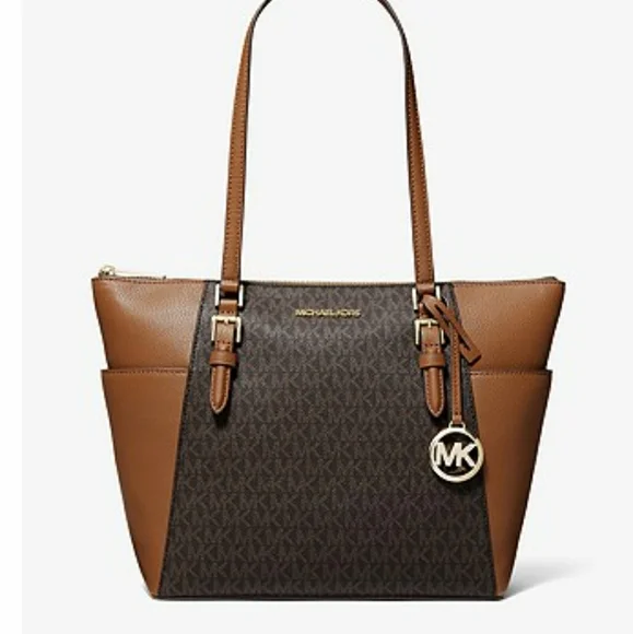 トートバッグ Michael Kors Woman Tote bags Beige 30R5G9OT7B 252 Michael Kors Michael Kors Women Leather Shoulder Tote Bag